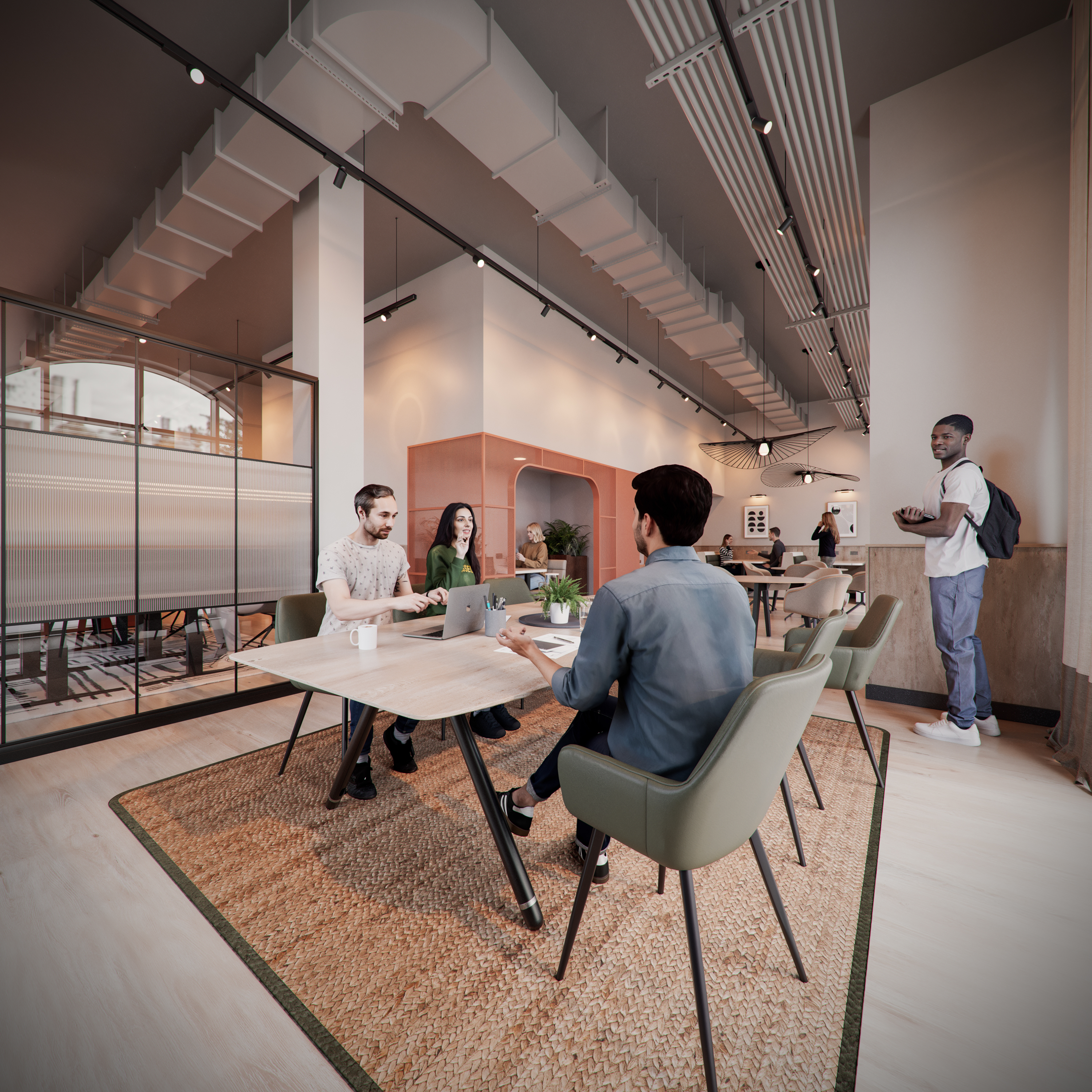 CGI of Alexander Quay's Study Room